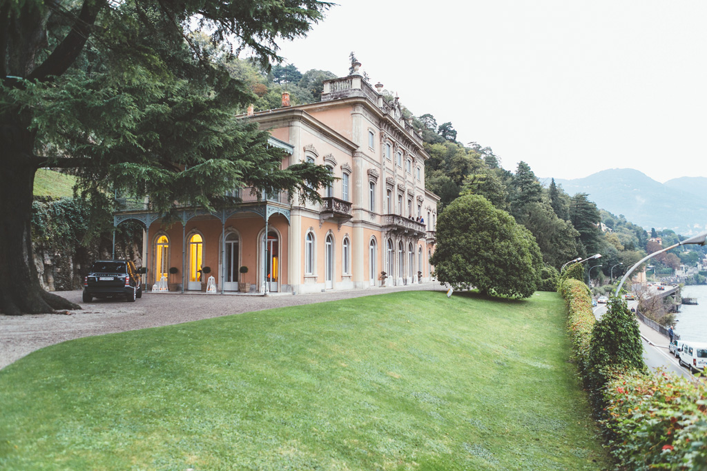 uno scorcio di Villa Grumello presso Como