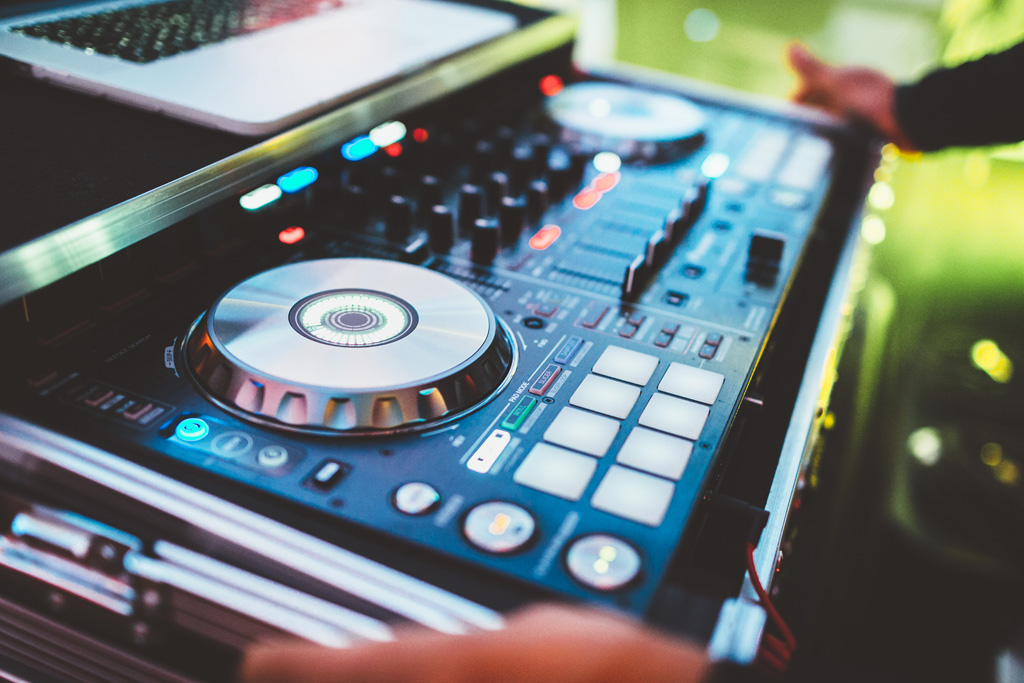 La console del dj
