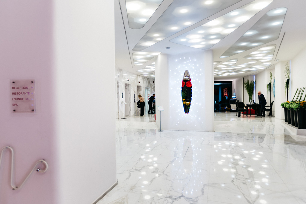 La Hall dell'hotel Boscolo