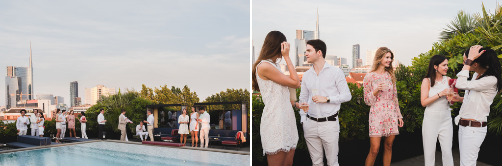 fotografo matrimonio milano ceresio festa piscina