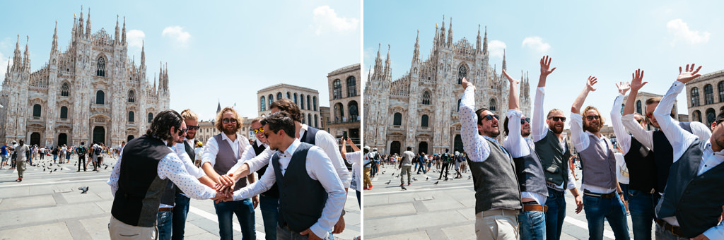 fotografo ritratto gruppo addio al celibato milano