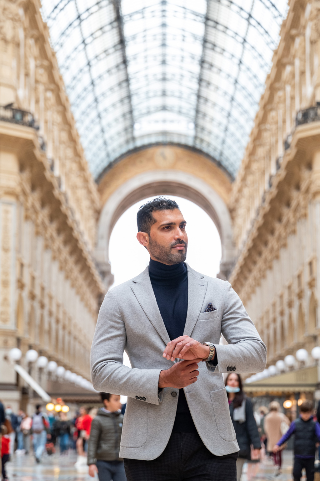 Ritratto professionale con giacca a Milano
