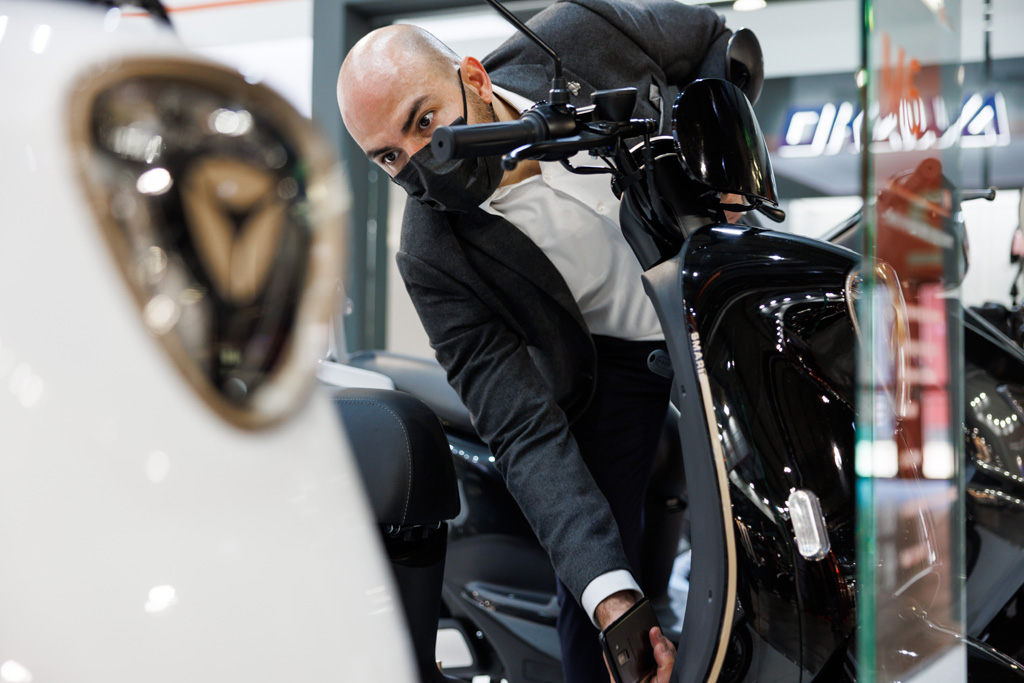 fotogrfo stand fiera milano eicma