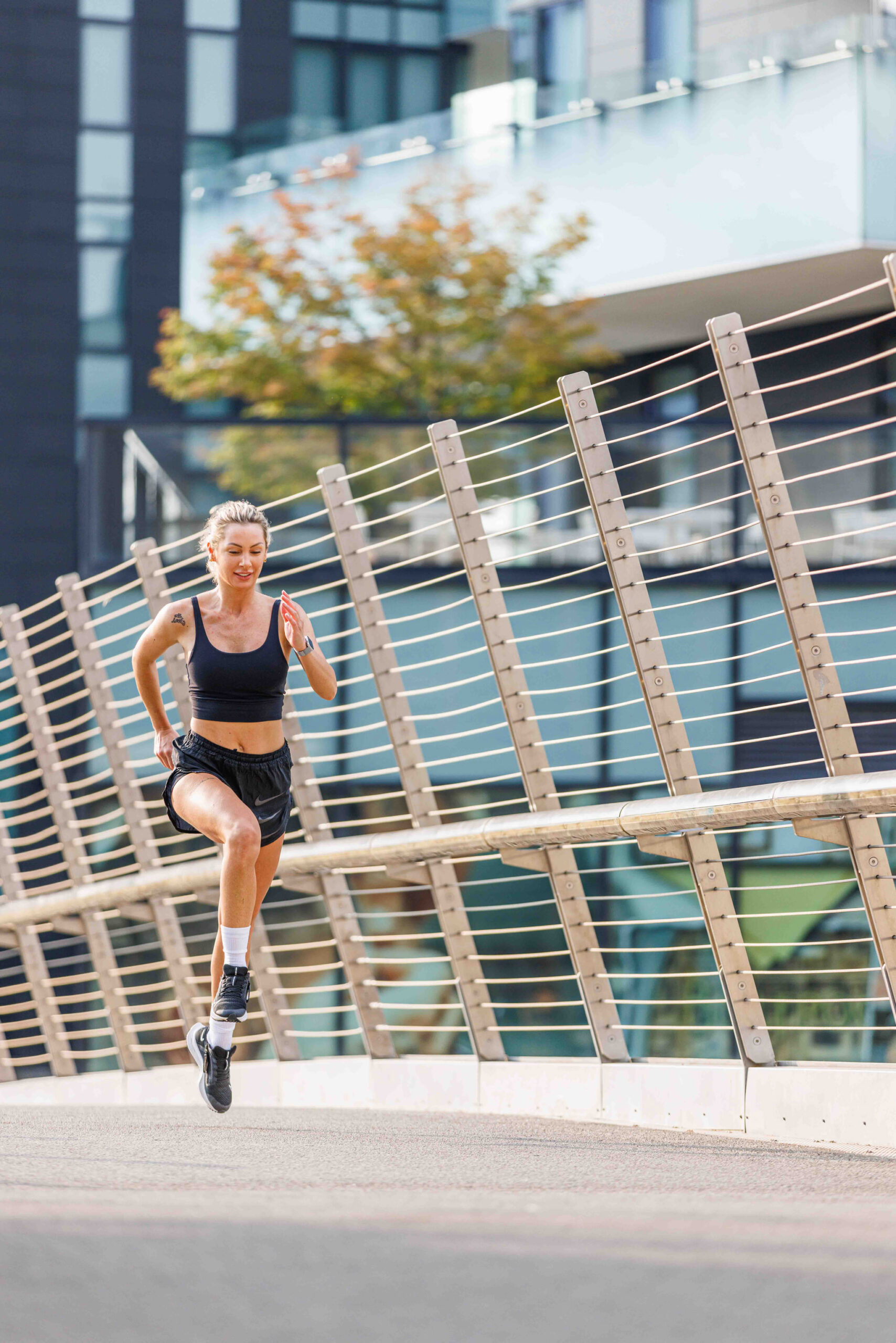 Foto ritratto ambientato fitness donna milano