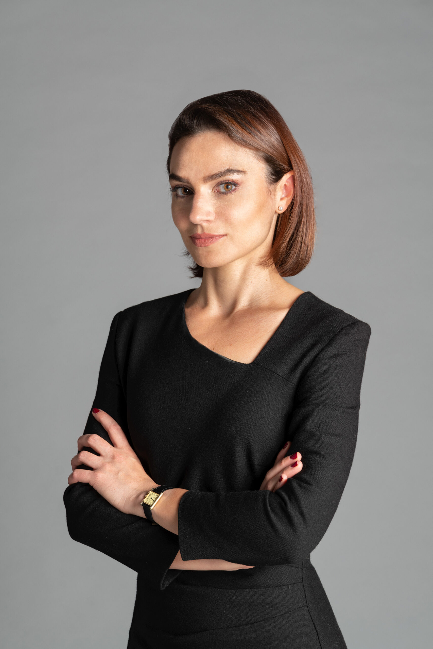 Ritratto di donna in studio