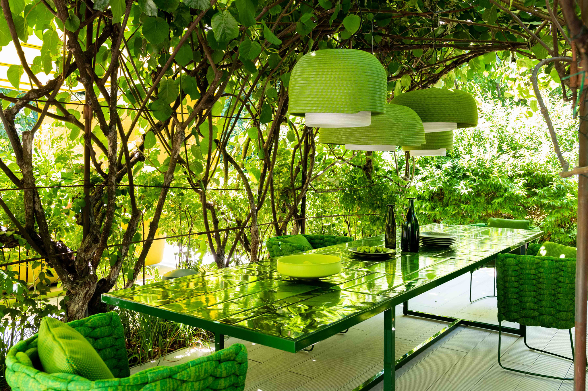 Mobili di design in esterna