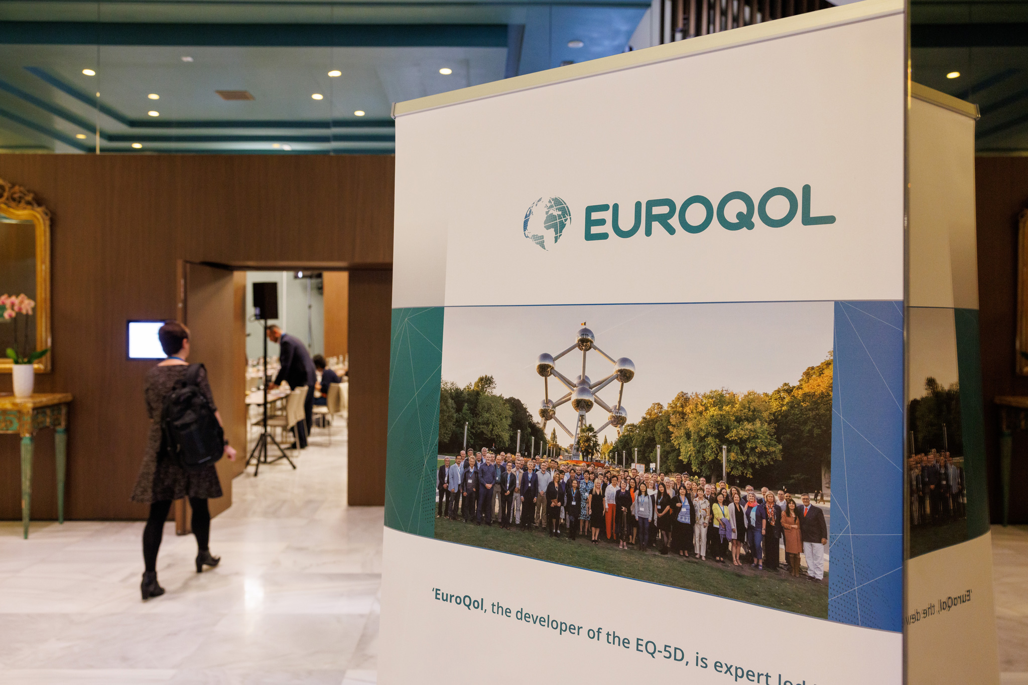 Entrata all'evento dell'EuroQol a Milano