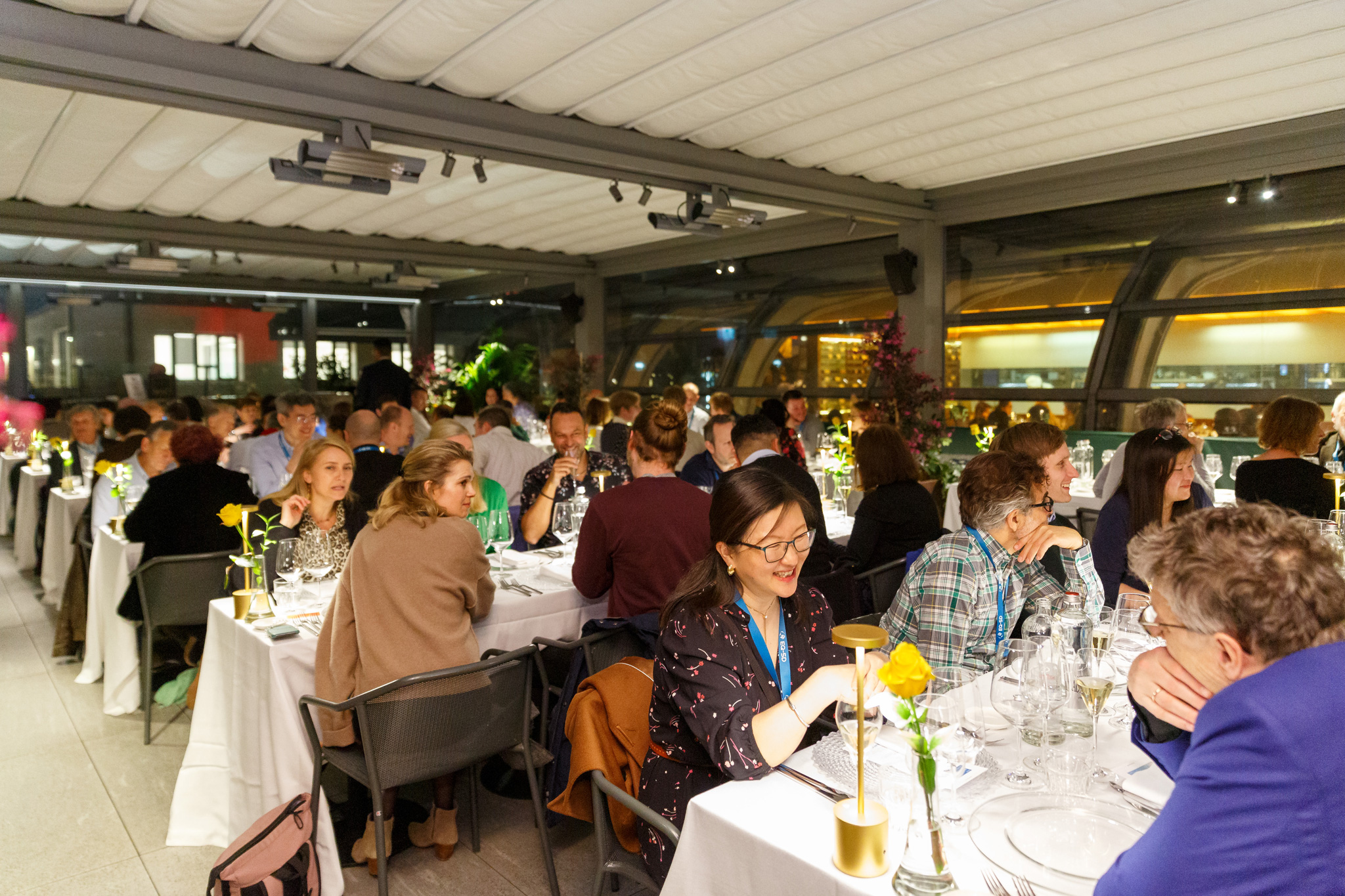 Foto della sala del ricevimento del Maio Restaurant per l'evento dell'EuroQol