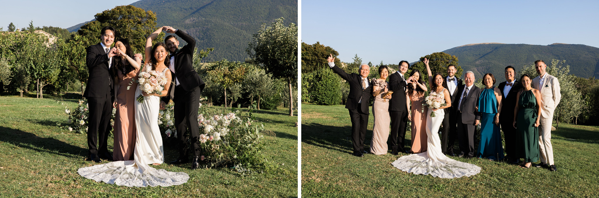 Foto di matrimonio di Matt e Aira in Umbria