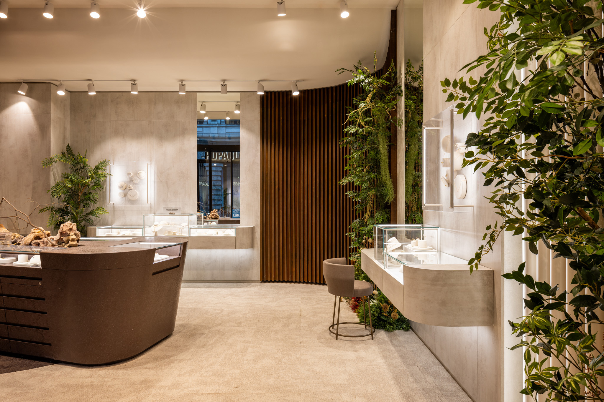 Fotografia di Architettura per Negozio di gioielli a Milano