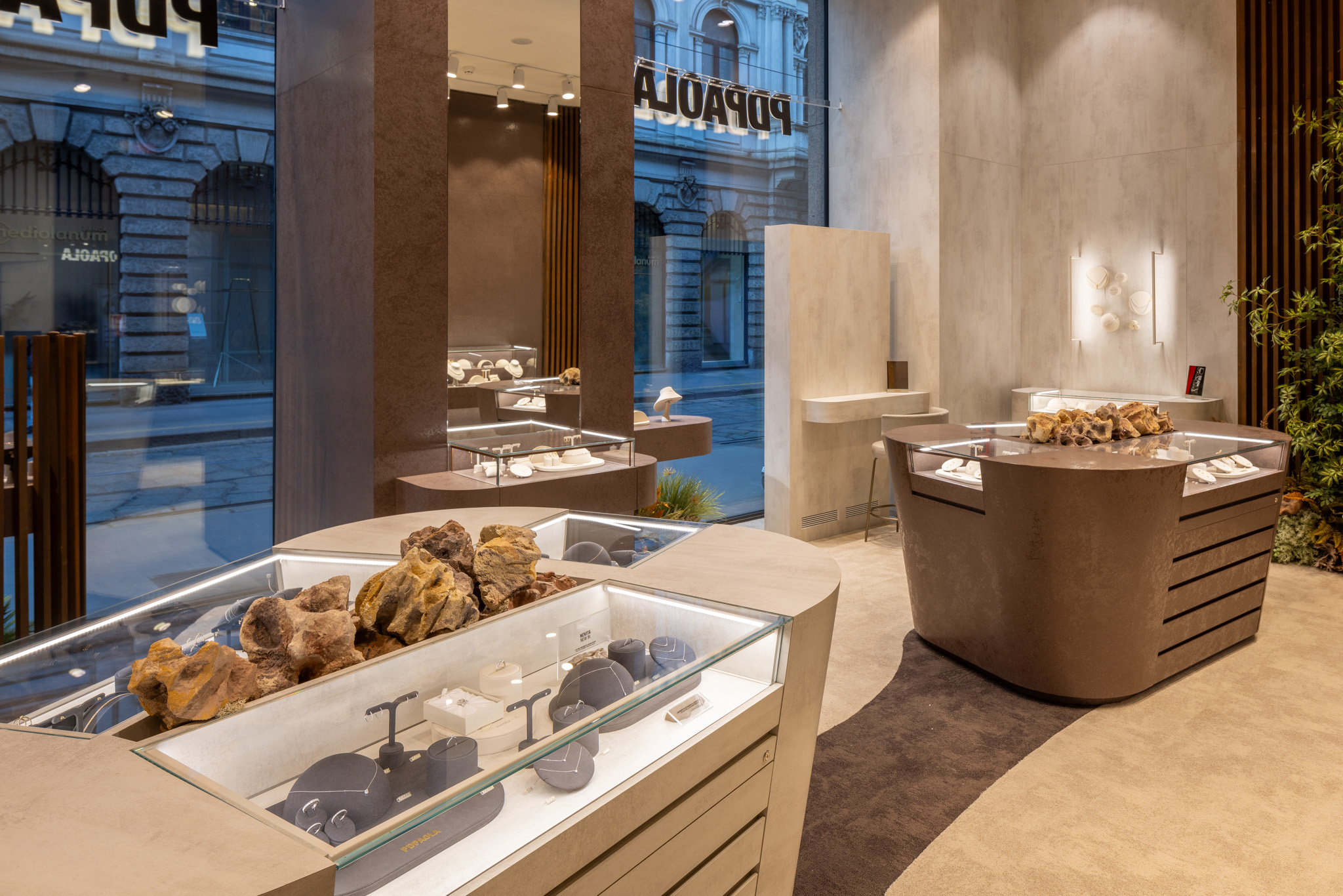 Fotografia di Architettura per Negozio di gioielli a Milano