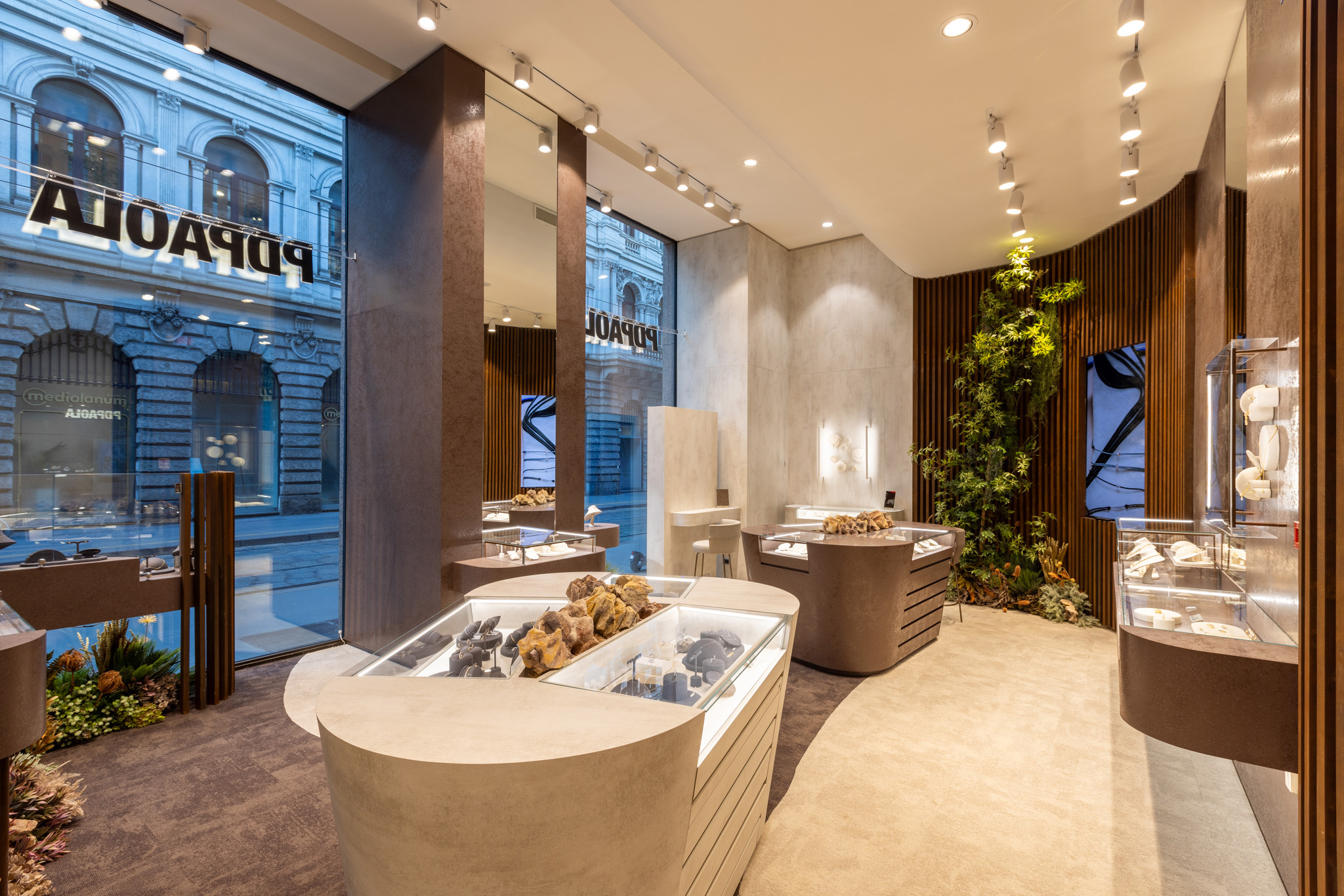 Fotografia di Architettura per Negozio di gioielli a Milano