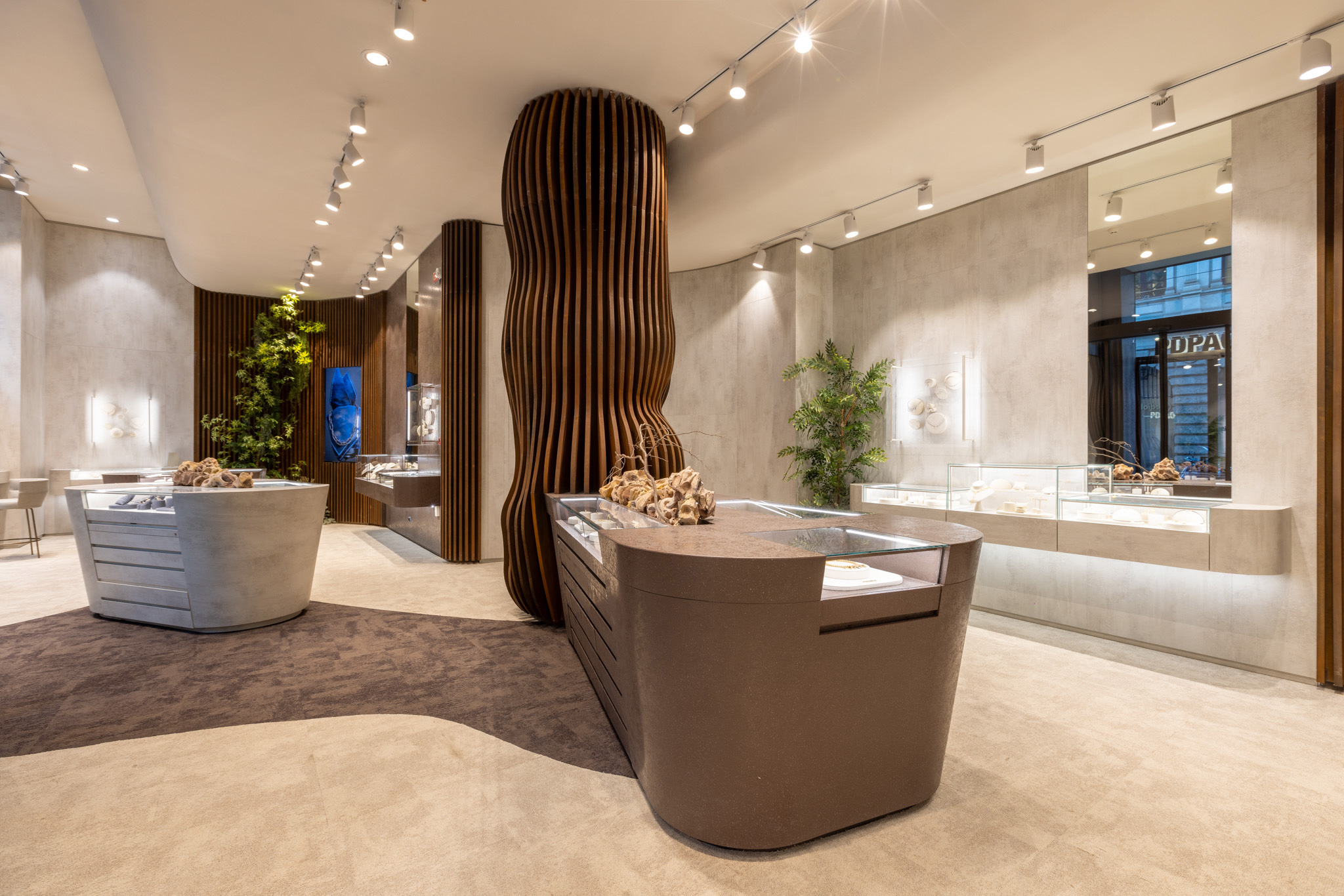 Fotografia di Architettura per Negozio di gioielli a Milano