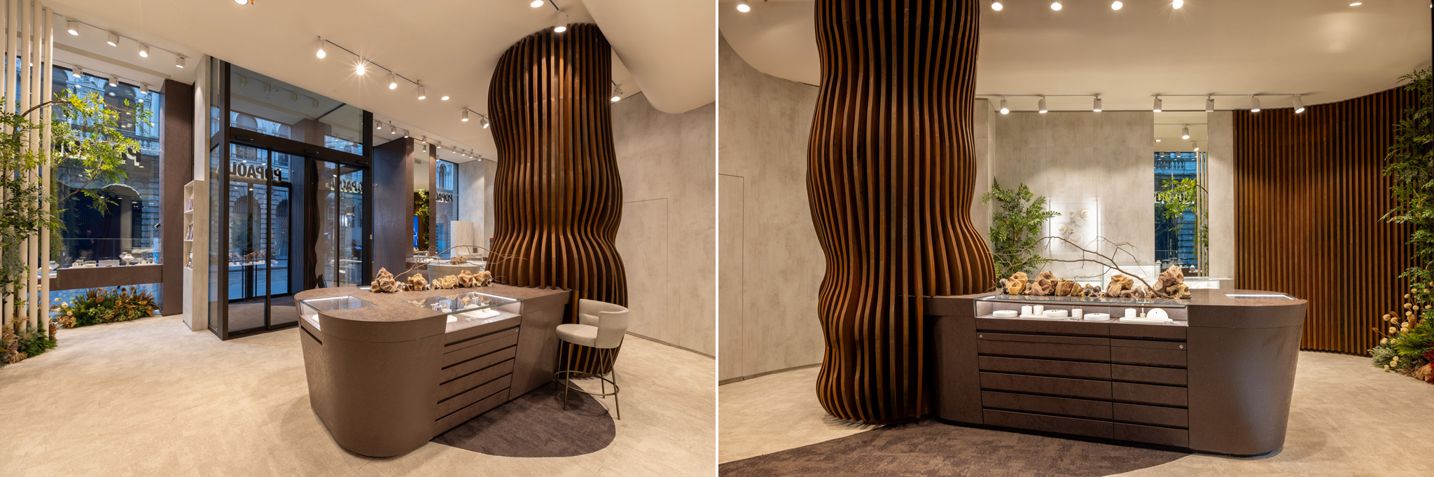 Fotografia di Architettura per Negozio di gioielli a Milano