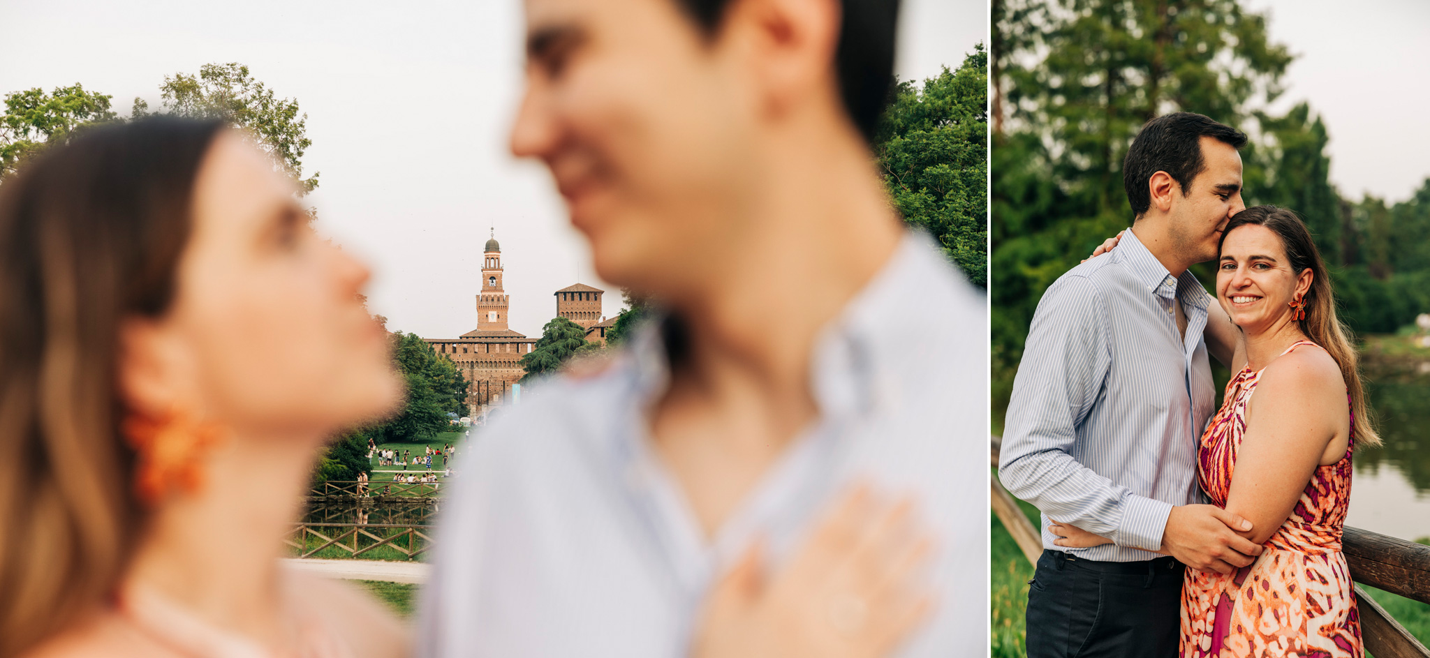 Servizio fotografico di una proposta di matrimonio a Milano