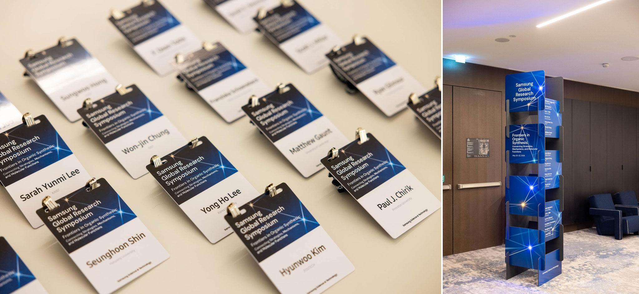 Business event Photographer Como Lake Samsung Science Symposium