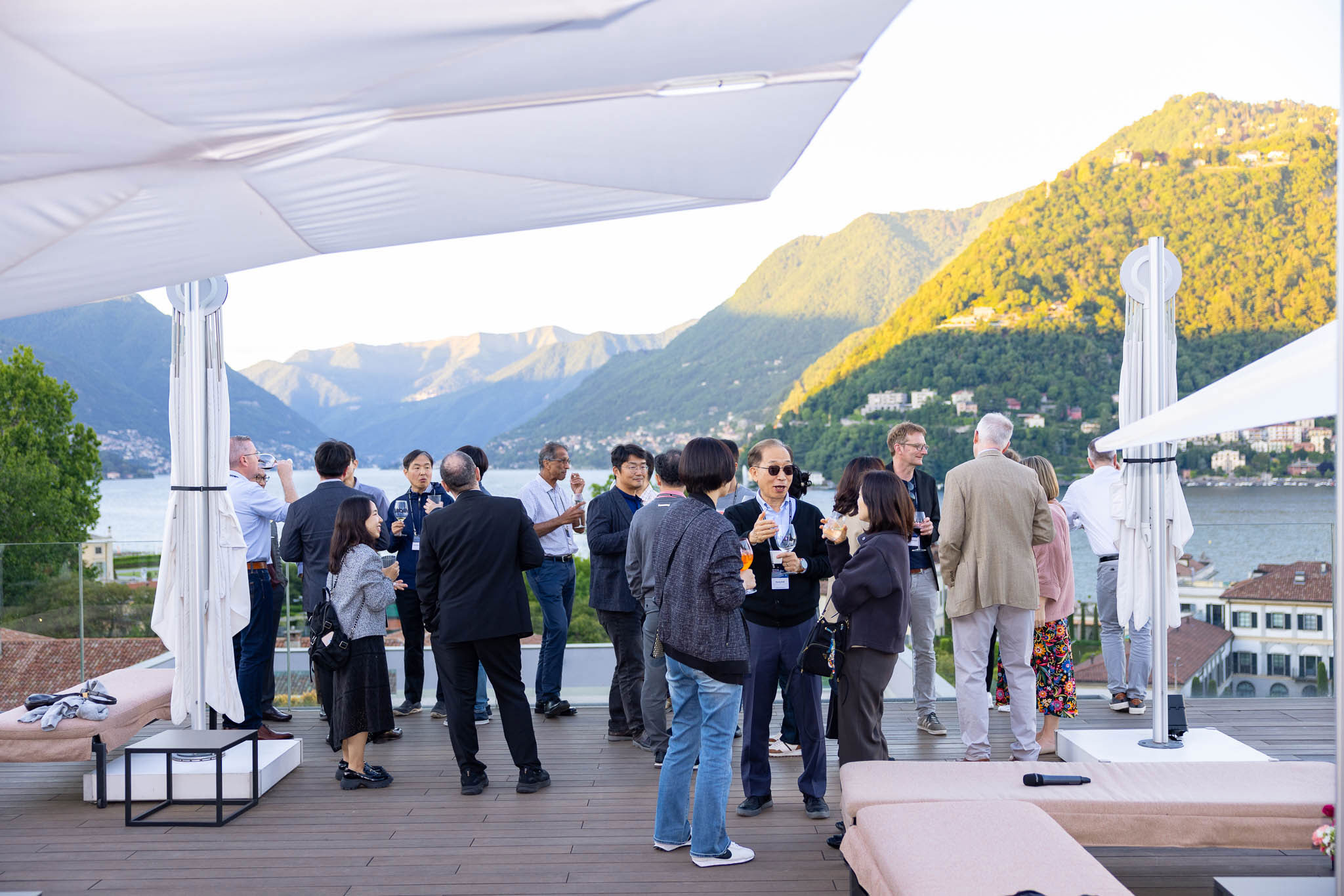 Business event Photographer Como Lake Samsung Science Symposium