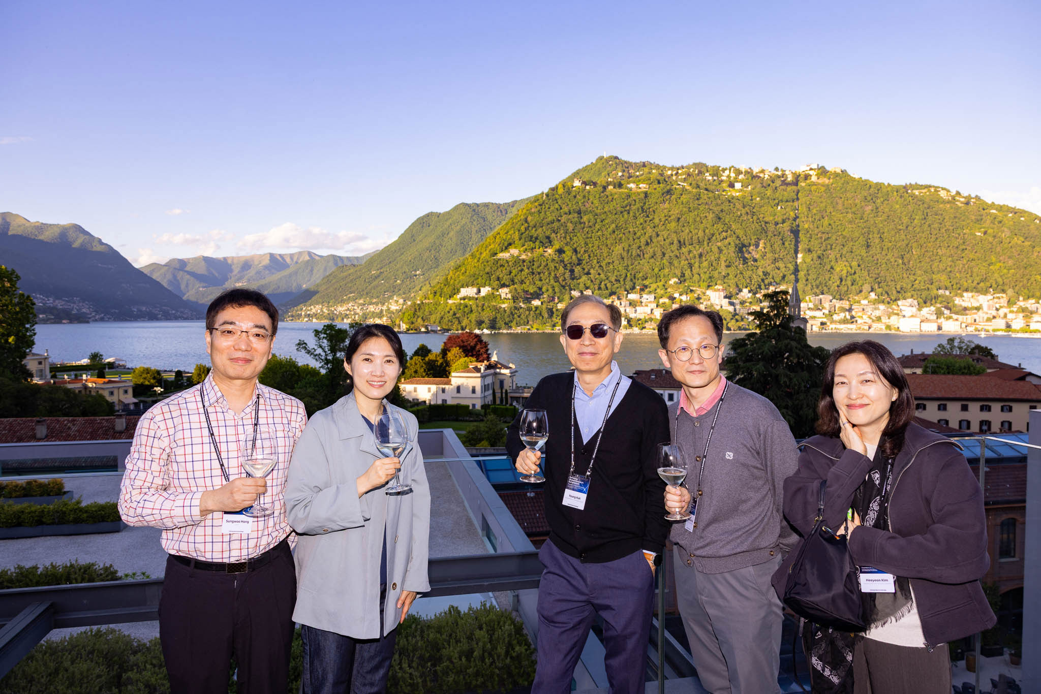 Business event Photographer Como Lake Samsung Science Symposium