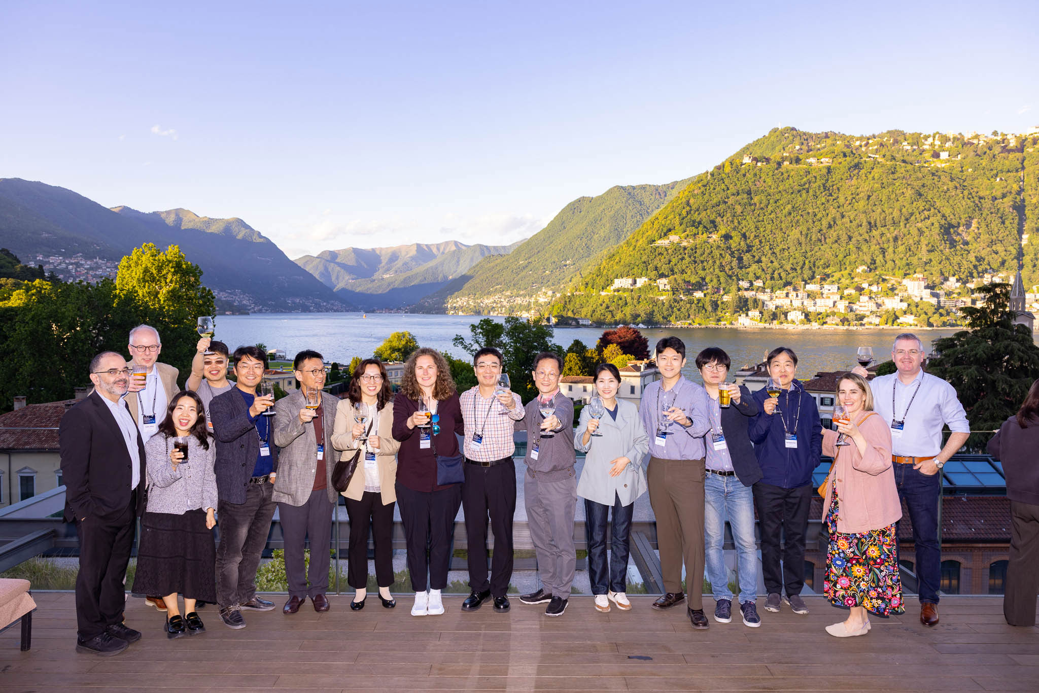 Business event Photographer Como Lake Samsung Science Symposium