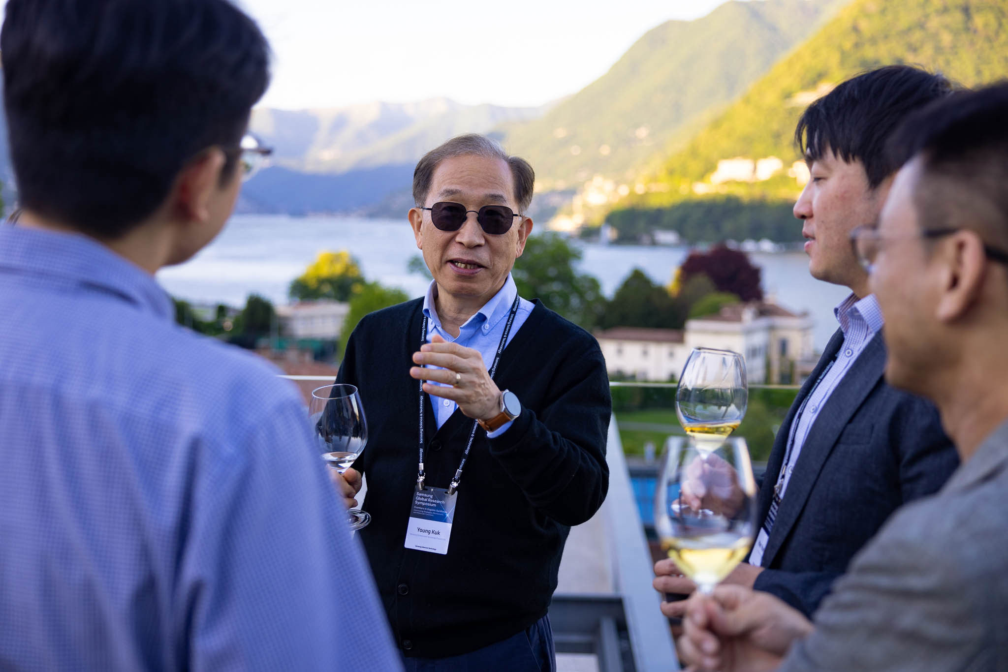 Business event Photographer Como Lake Samsung Science Symposium