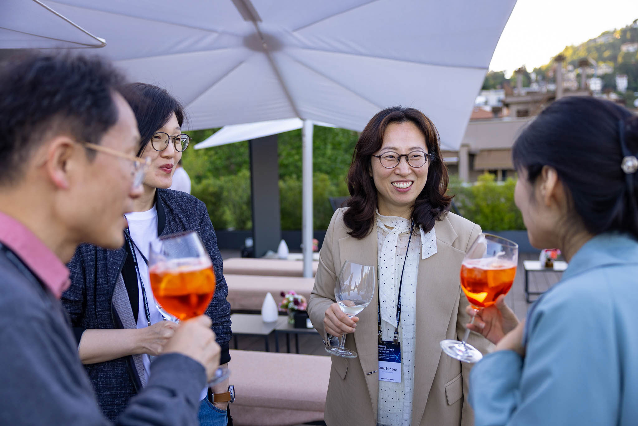Business event Photographer Como Lake Samsung Science Symposium