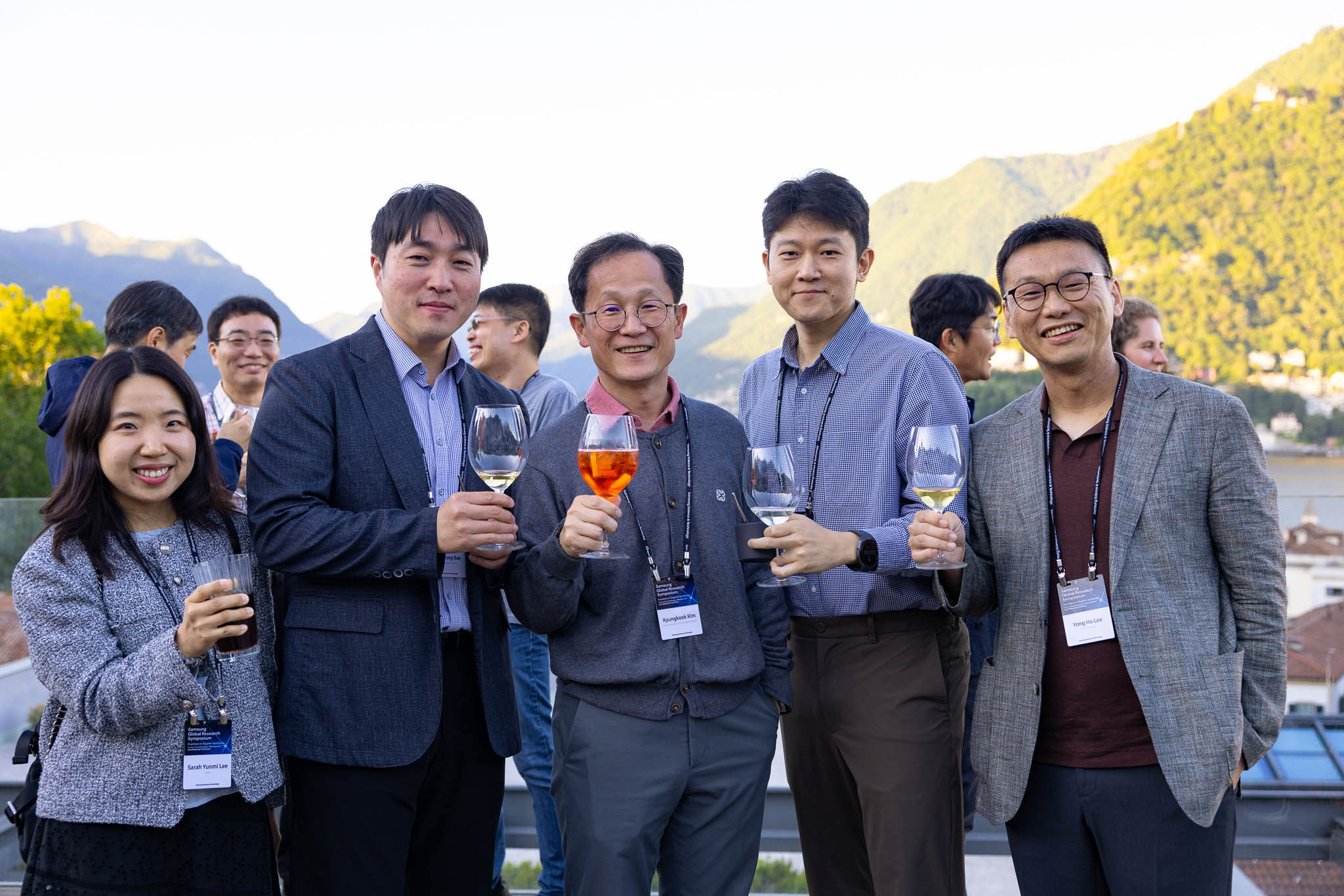 Business event Photographer Como Lake Samsung Science Symposium