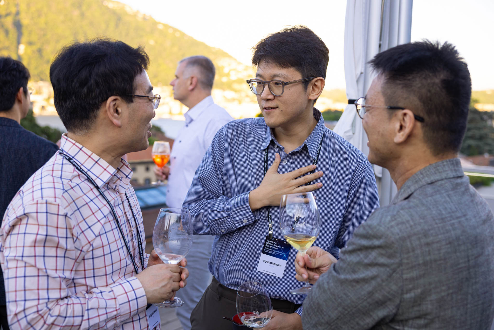 Business event Photographer Como Lake Samsung Science Symposium