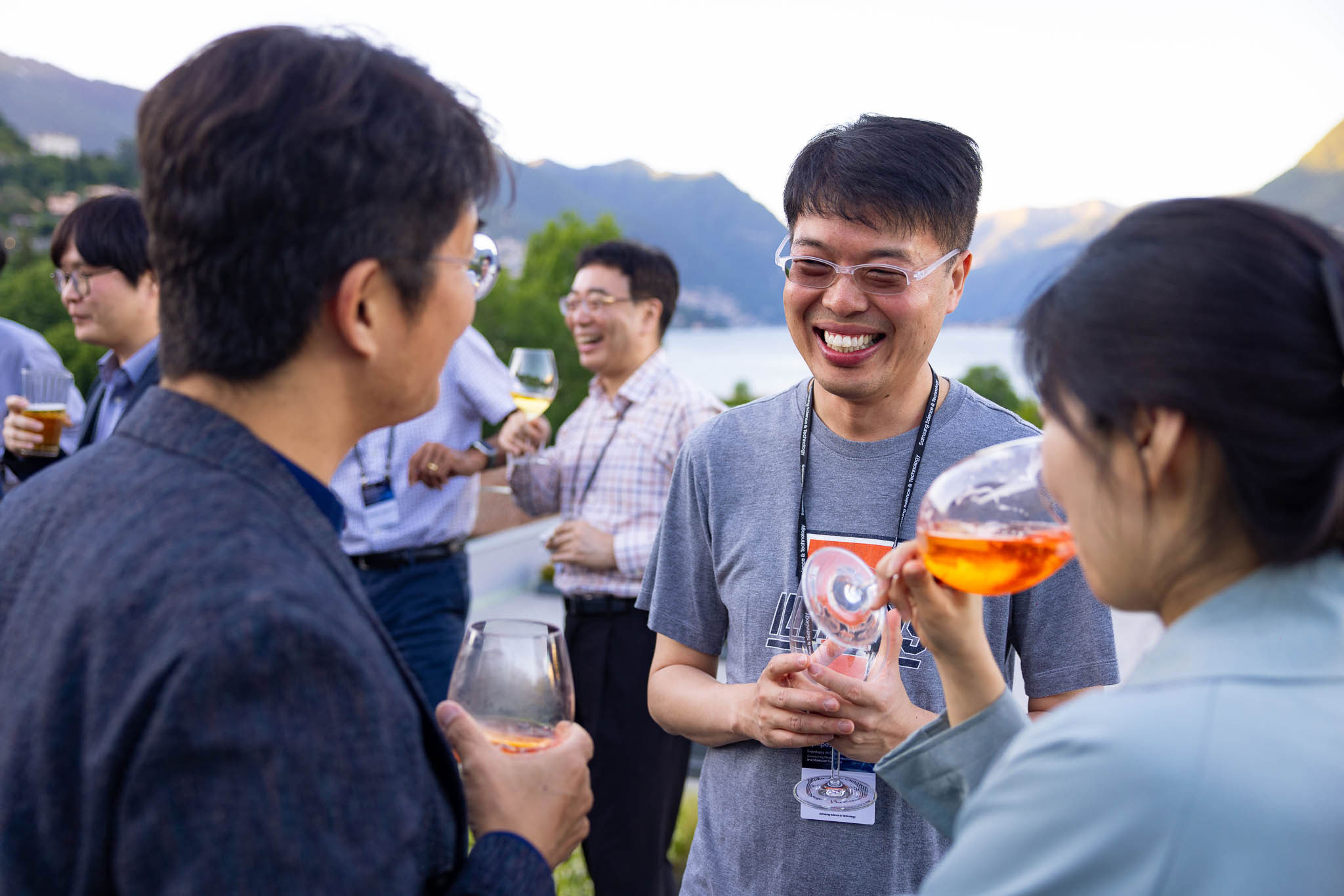 Business event Photographer Como Lake Samsung Science Symposium