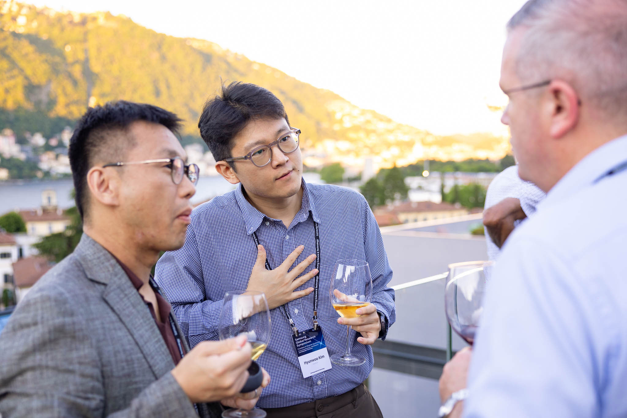 Business event Photographer Como Lake Samsung Science Symposium
