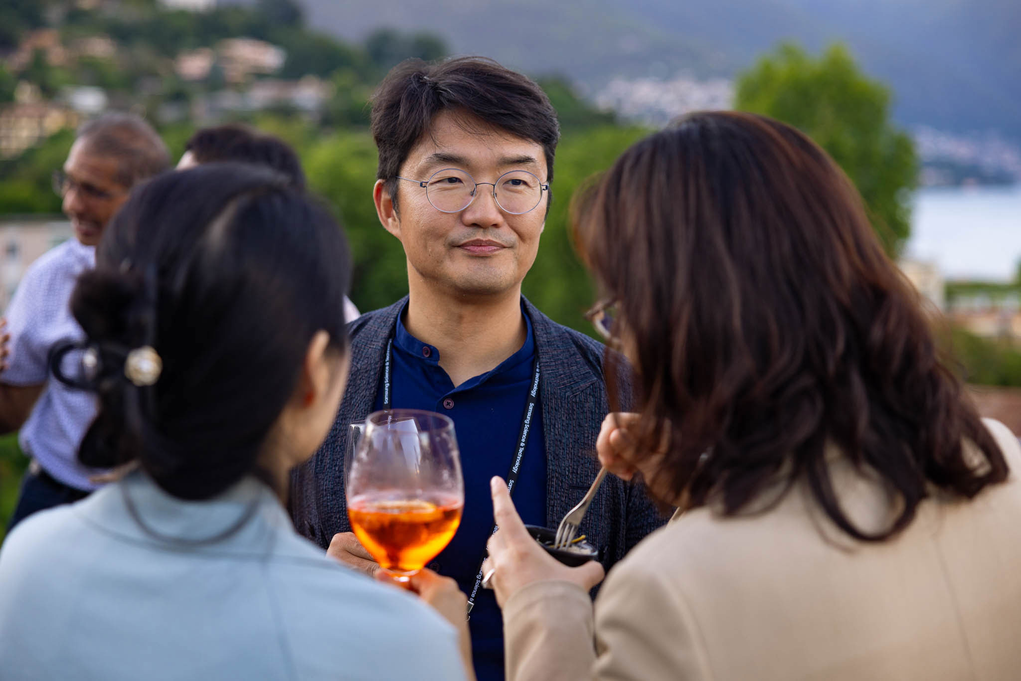 Business event Photographer Como Lake Samsung Science Symposium