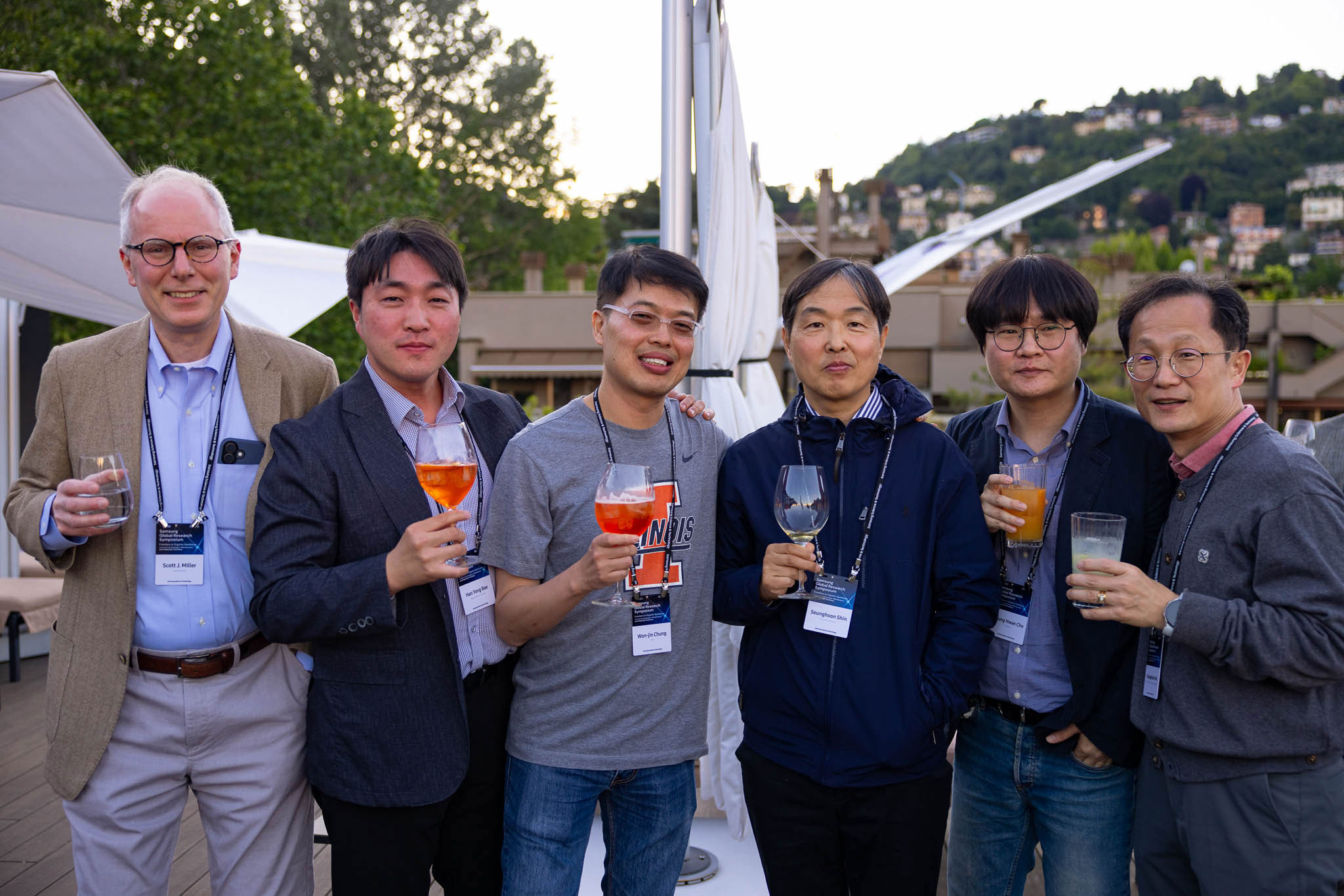 Business event Photographer Como Lake Samsung Science Symposium