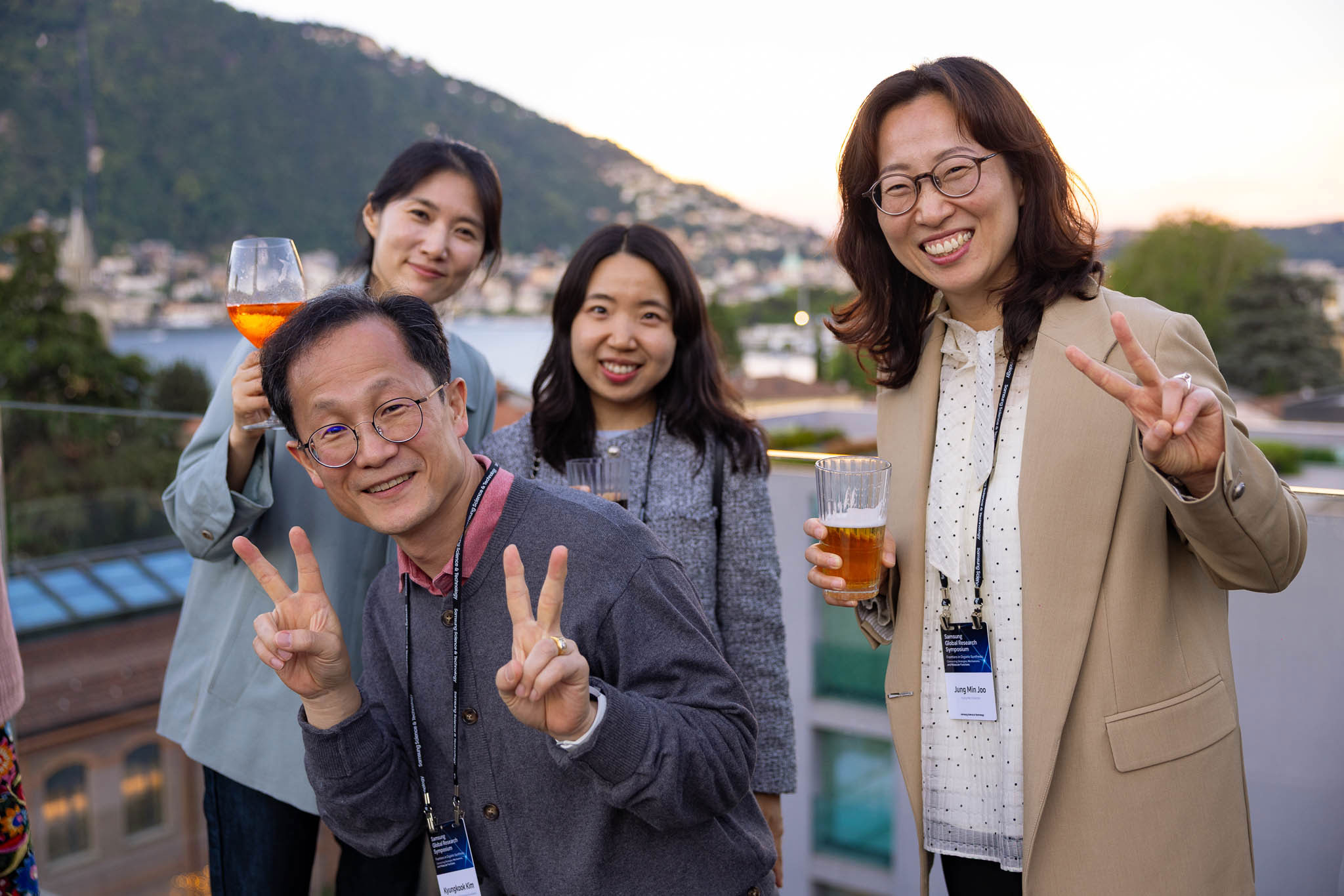 Business event Photographer Como Lake Samsung Science Symposium