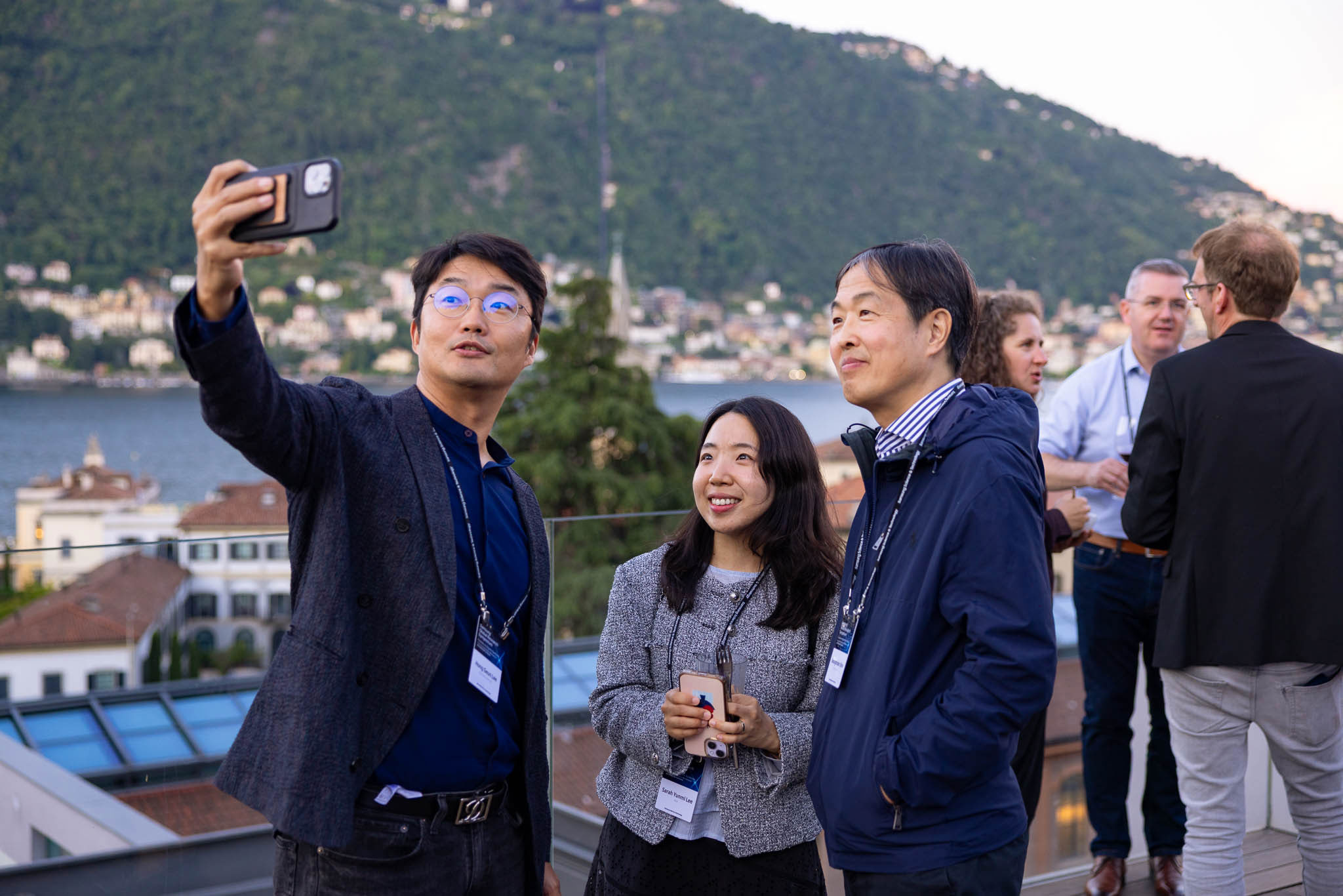 Business event Photographer Como Lake Samsung Science Symposium